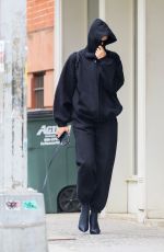 IRINA SHAYK Out with Her Dog in New York 05/09/2024
