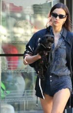 IRINA SHAYK Out with Her Dog in New York 05/29/2024