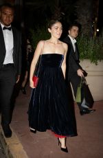 ISABELLE FUHRMAN Arrives at Luca on Croisette for an Afterparty in Cannes 05/19/2024