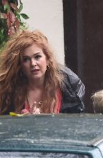 ISLA FISHER on the Set of New Bridget Jones Movie in London 05/22/2024