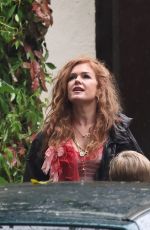 ISLA FISHER on the Set of New Bridget Jones Movie in London 05/22/2024