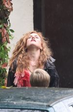 ISLA FISHER on the Set of New Bridget Jones Movie in London 05/22/2024