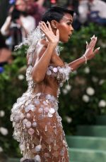 JANELLE MONAE at Met Gala Celebrating Sleeping Beauties: Reawakening Fashion in New York 05/06/2024