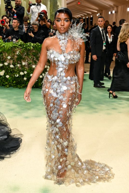 JANELLE MONAE at Met Gala Celebrating Sleeping Beauties: Reawakening Fashion in New York 05/06/2024