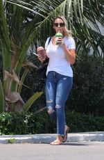 JASMINE HARTIN Out for Smoothie in Grace Bay 05/16/2024