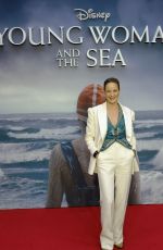 JEANETTE HAIN at Young Woman and the Sea UK Gala Screening in London 05/29/2024