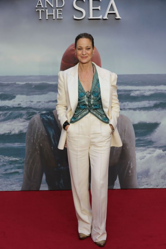 JEANETTE HAIN at Young Woman and the Sea UK Gala Screening in London 05/29/2024