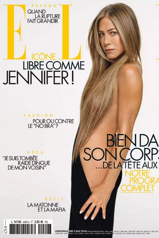 JENNIFER ANISTON in Elle Magazine, France May 2024