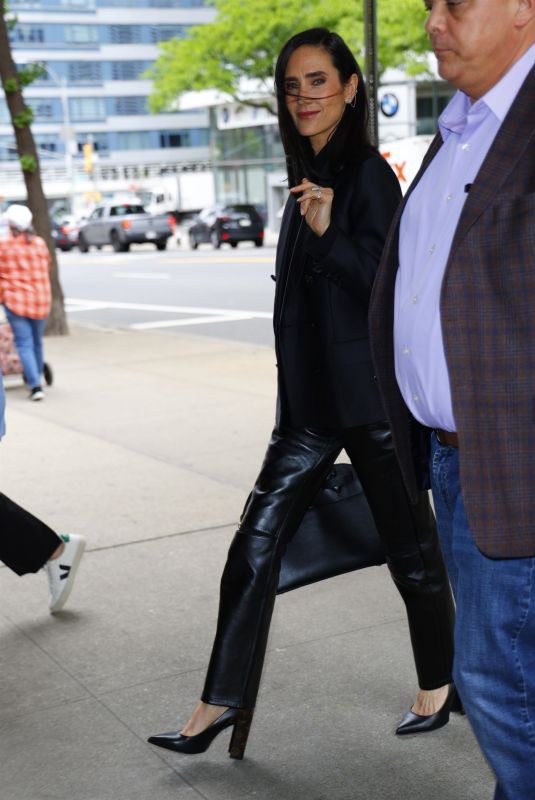 JENNIFER CONNELLY Arrives at CBS Studios to Promote Dark Matter in New York 05/09/2024