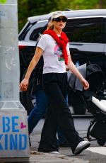 JENNIFER LAWRENCE Out with Her Son at a Park in New York 04/30/2024
