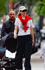 JENNIFER LAWRENCE Out with Her Son at a Park in New York 04/30/2024
