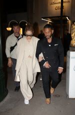 JENNIFER LOPEZ and Benny Medina Out for Dinner at Gigi Manko in Paris 05/07/2024