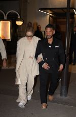 JENNIFER LOPEZ and Benny Medina Out for Dinner at Gigi Manko in Paris 05/07/2024