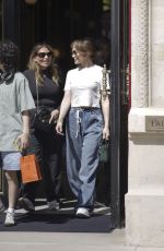 JENNIFER LOPEZ and LOREN RIDINGER Out and Abouit in Paris 05/10/2024