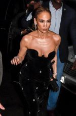 JENNIFER LOPEZ Arrives at Anna Wintour