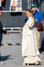 JENNIFER LOPEZ Arrives at Jimmy Kimmel Live! in Hollywood 05/20/2024