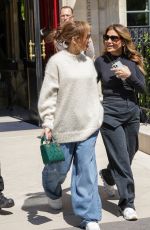 JENNIFER LOPEZ in An Oversized Outfit Out in Paris 05/10/2024