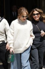 JENNIFER LOPEZ in An Oversized Outfit Out in Paris 05/10/2024