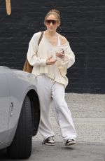 JENNIFER LOPEZ Leaves a Dance Studio in Paris 05/17/2024