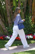 JESSICA ALBA Arrives at a Meeting in Beverly Hills 05/10/2024