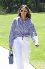 JESSICA ALBA Arrives at a Meeting in Beverly Hills 05/10/2024