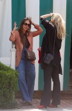 JESSICA ALBA Out with a Friend at San Vicente Bungalows in West Hollywood 05/09/2024