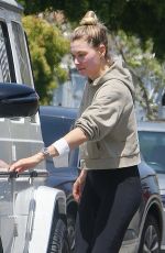 JESSICA HART Leaves a Facial Clinic in Beverly Hills 05/02/2024