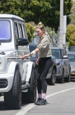JESSICA HART Leaves a Facial Clinic in Beverly Hills 05/02/2024