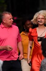 JESSIE BUCKLEY on the Set of The Bride of Frankenstein in New York 05/28/2024