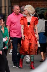 JESSIE BUCKLEY on the Set of The Bride of Frankenstein in New York 05/28/2024