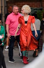 JESSIE BUCKLEY on the Set of The Bride of Frankenstein in New York 05/28/2024