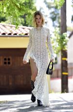 JOY CORRIGAN at a Photoshoot for Delfi Collective in Los Angeles 05/01/2024