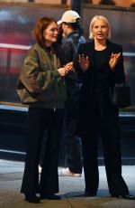 JULIANE MOORE and ELLEN BARKIN Out for Dinner in New York 05/13/2024