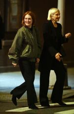 JULIANE MOORE and ELLEN BARKIN Out for Dinner in New York 05/13/2024