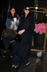 KAIA GERBER Arrives at Carlyle Hotel for Met Gala Fitting in New York 05/05/2024