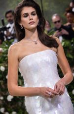 KAIA GERBER at Met Gala Celebrating Sleeping Beauties: Reawakening Fashion in New York 05/06/2024