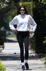 KAIA GERBER Heading to a Friend