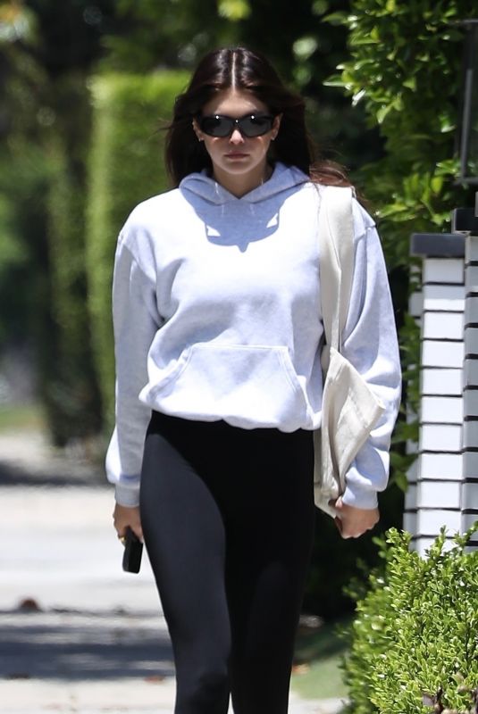 KAIA GERBER Heading to a Friend