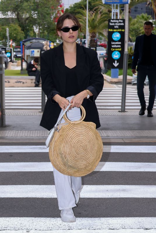 KATHERINE LAMGFORD Leaves 77th Annual Cannes Film Festival at Nice Airport 05/24/2024