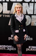 KATHRYN NEWTON at Kingdom of the Planet of the Apes Premiere in Hollywood 05/02/2024