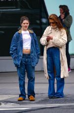 KATIE HOLMES and SURI CRUISE Out for Dinner in New York 05/16/2024