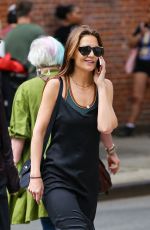KATIE HOLMES Heading to Her Home in New Yotk 05/09/2024