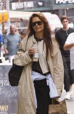 KATIE HOLMES Out and About in Manhattan 05/17/2024