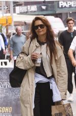 KATIE HOLMES Out and About in Manhattan 05/17/2024