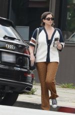 KATIE MALONEY Leaves Her Podcast Office in Los Angeles 05/04/2024