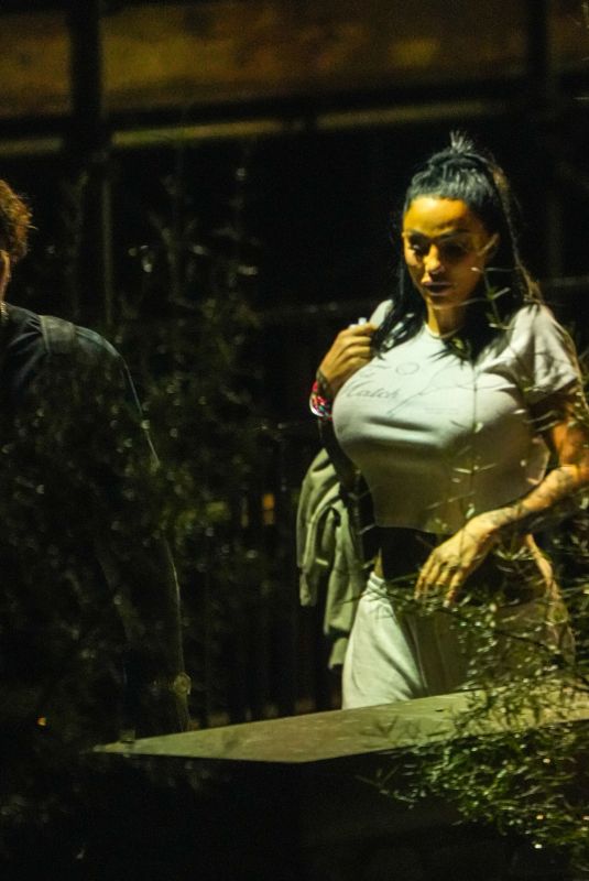 KATIE PRICE Leaves Live Podcast Show in Bristol 05/28/2024