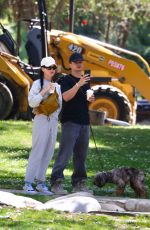 KATY PERRY and Orlando Bloom at a Park with Their Daughter in Beverly Hills 05/01/2024