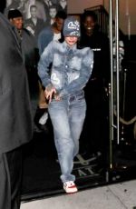 KEHLANI in Double Denim Out for Dinner at Catch in West Hollywood 05/24/2024