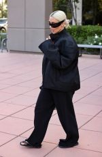 KIM KARDASHIAN Arrives at Islands for Dinner with Her Son in Thousand Oaks 05/03/2024