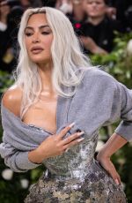 KIM KARDASHIAN at Met Gala Celebrating Sleeping Beauties: Reawakening Fashion in New York 05/06/2024